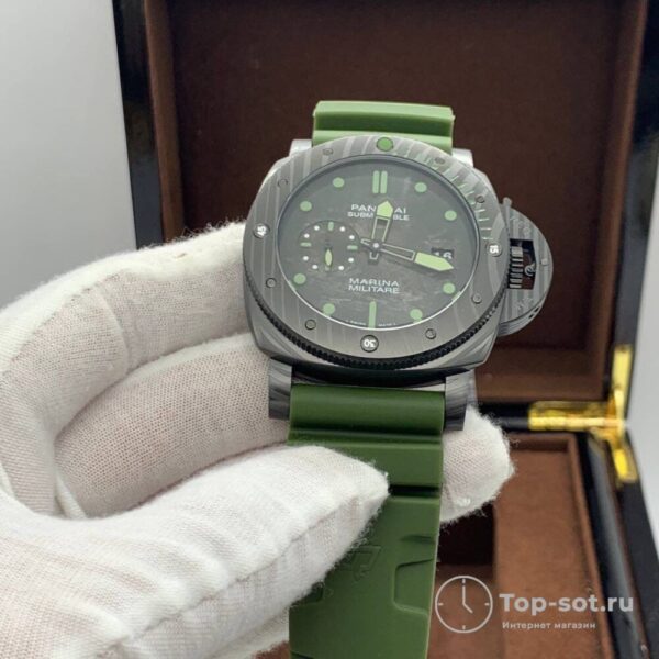 Часы Panerai Luminor SUBMERSIBLE Marina Militare Carbotech — изображение 4