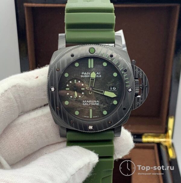 Часы Panerai Luminor SUBMERSIBLE Marina Militare Carbotech