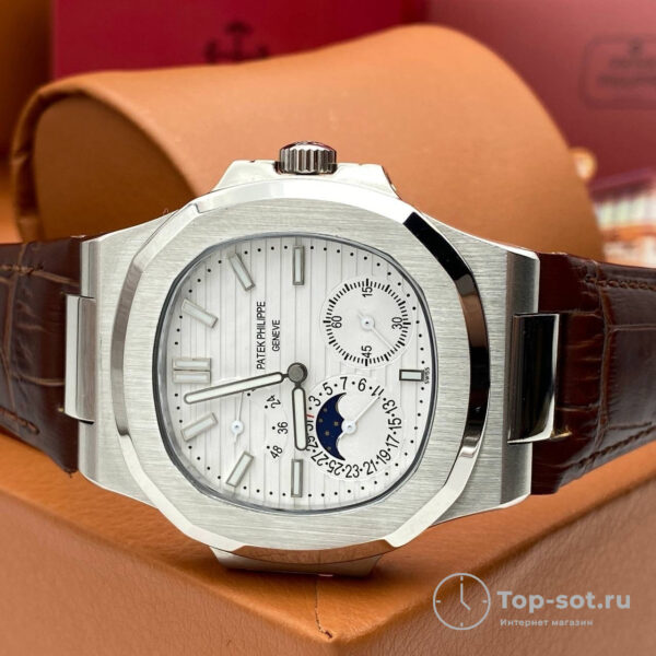 Часы Patek Philippe Men Nautilus Moon Phase — изображение 4