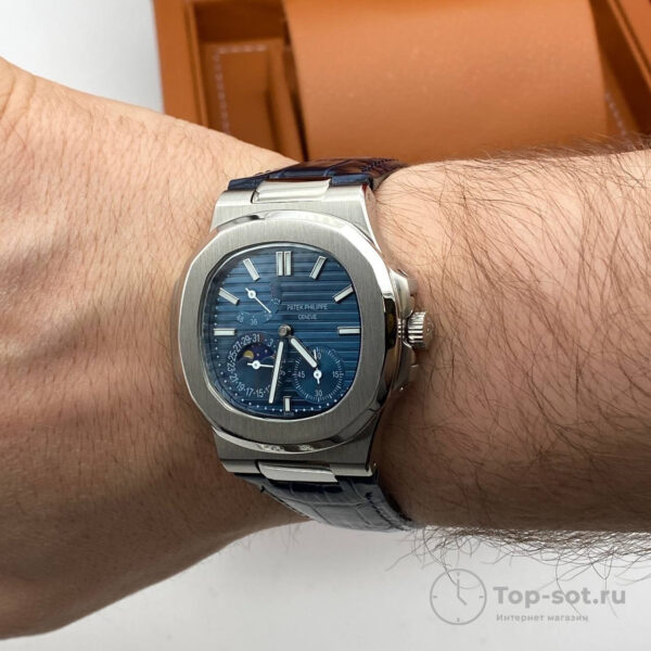 Часы Patek Philippe Men Nautilus Moon Phase — изображение 9